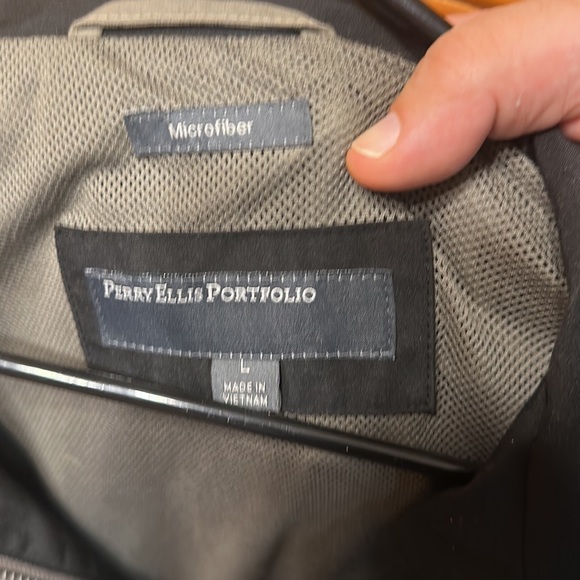 Perry Ellis Portfolio Microfiber Jacket Men’s Size L - Picture 2 of 5